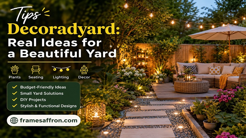 Tips Decoradyard: Real Ideas for a Beautiful Yard